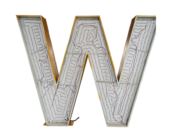 落地景觀雙面發光字