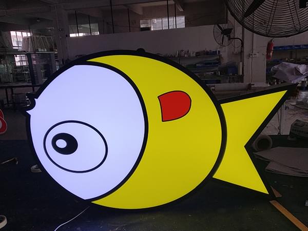 餐飲門(mén)店LOGO不銹鋼發(fā)光燈箱 餐飲門(mén)店LOGO不銹鋼發(fā)光燈箱