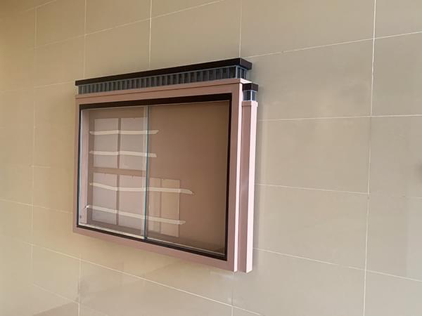 小區物業戶外不銹鋼公告欄標識牌