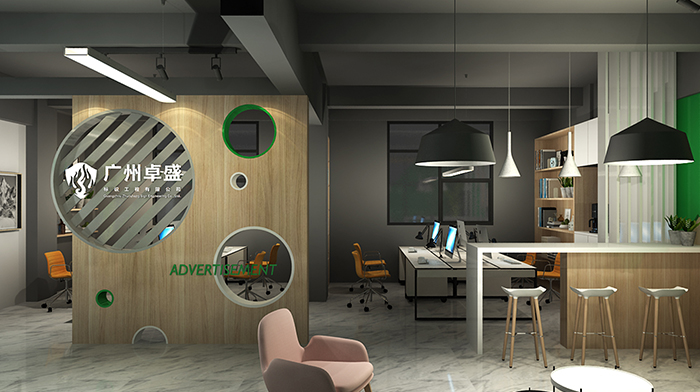 卓盛標識-背景墻