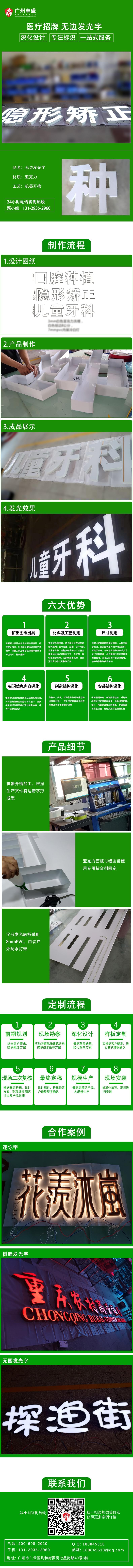 隱形矯正 無邊發光字