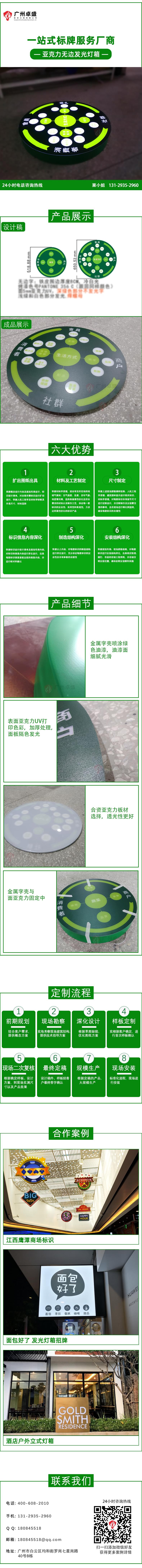 消費者 無邊發光燈箱