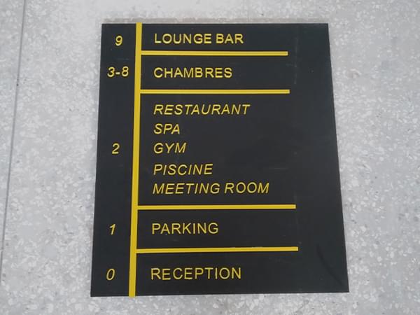 亞克力樓層指引牌