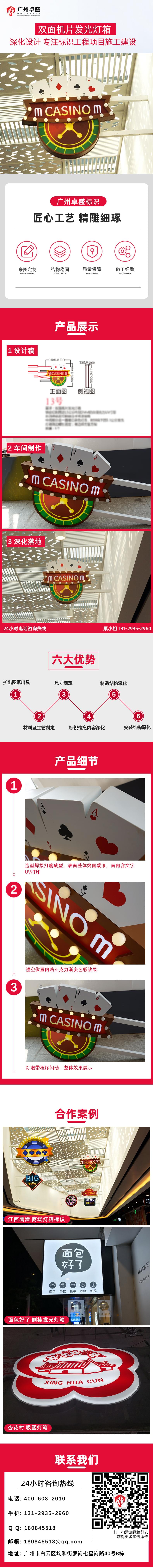 雙面機片發光燈箱