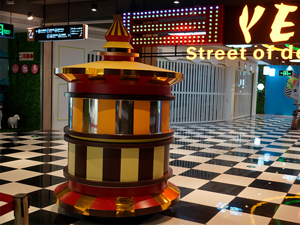 商場金屬大型個性展示標識