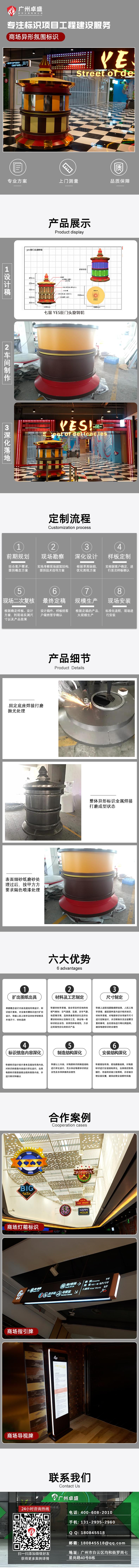 商場異形氛圍標識