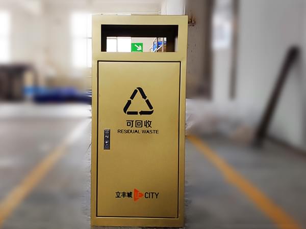 商業廣場定制金屬不銹鋼垃圾桶