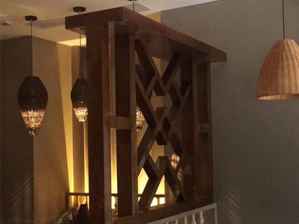 金屬仿古做舊屏風裝飾定制